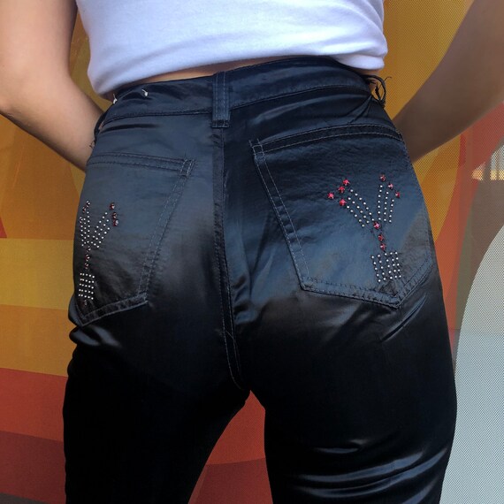 70's Glam Satin Pants