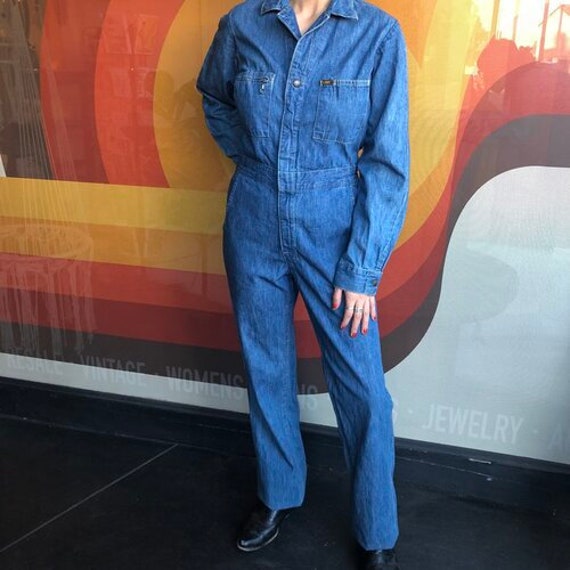 70's Lee Denim Boilersuit