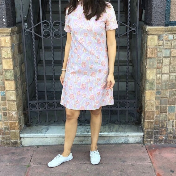 60’s Mod Metallic Dress