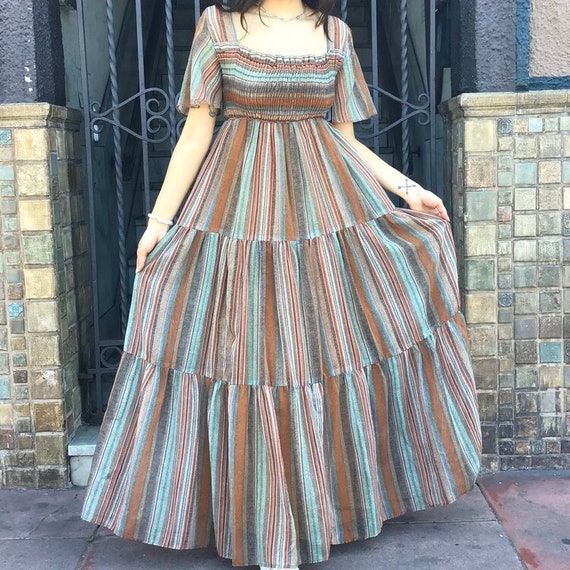70’s Ruched Maxi