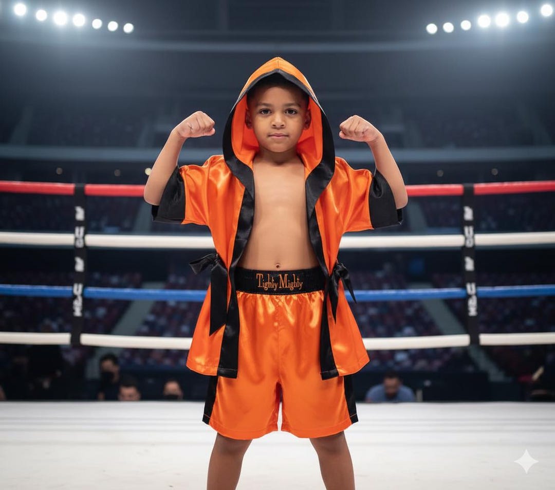 Custom Satin Boxing Robe: Personalized Fight Wear, MMA Training - Etsy UK
