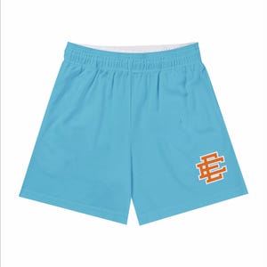 Pantalones cortos deportivos de malla EE para hombre: transpirables, ligeros, transpirables y cómodos.