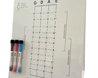 Diapasón inteligente para practicar y dar clases de violín