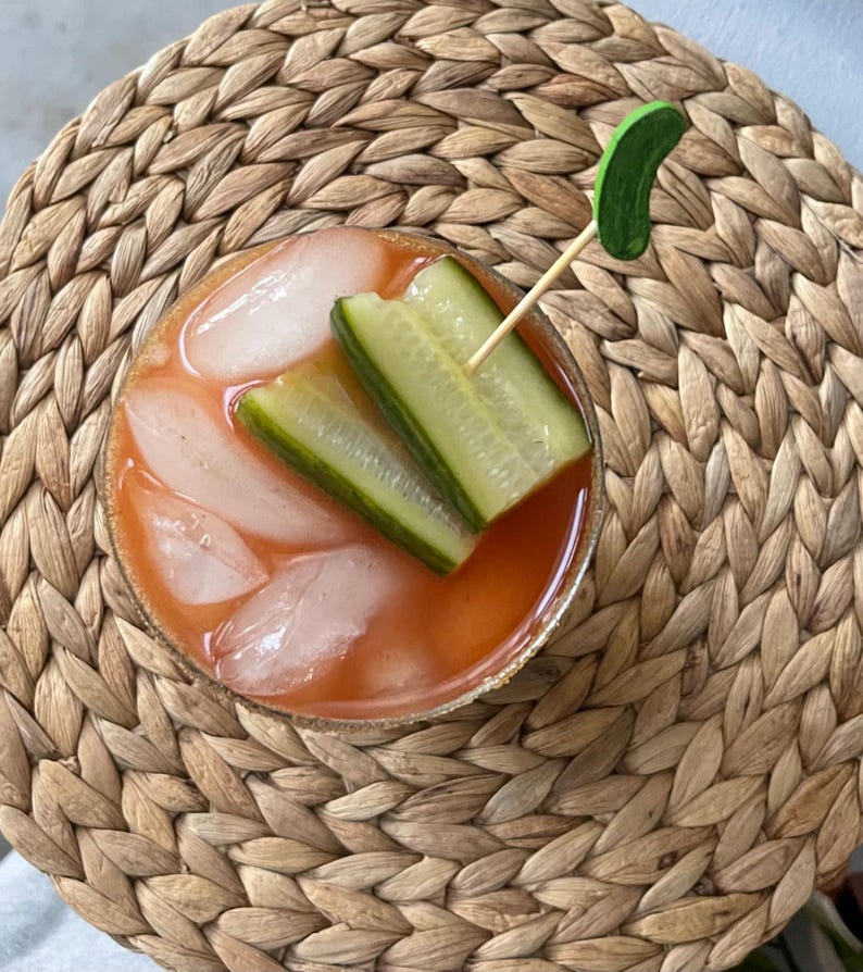 Pickle Cocktail Picks, 4.7" Bamboo Toothpicks for Appetizers, Drinks & Parties image 3