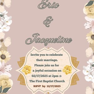 Rustikales Hochzeitseinladungs-Set in neutralen Farben mit Antwortkarten-Vorlage - ein Fest der Liebe und Harmonie.