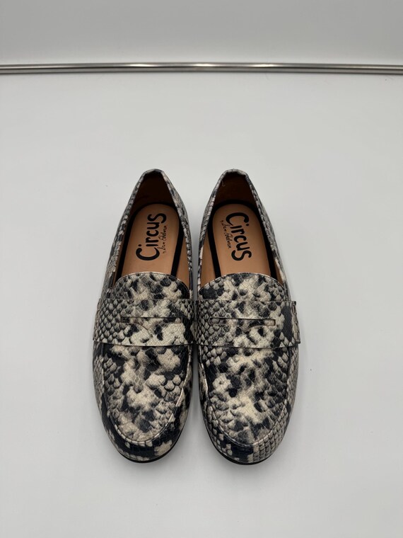 Circus by Sam Edelman Tanner Loafers Snakeskin Print Womens  display picture 3