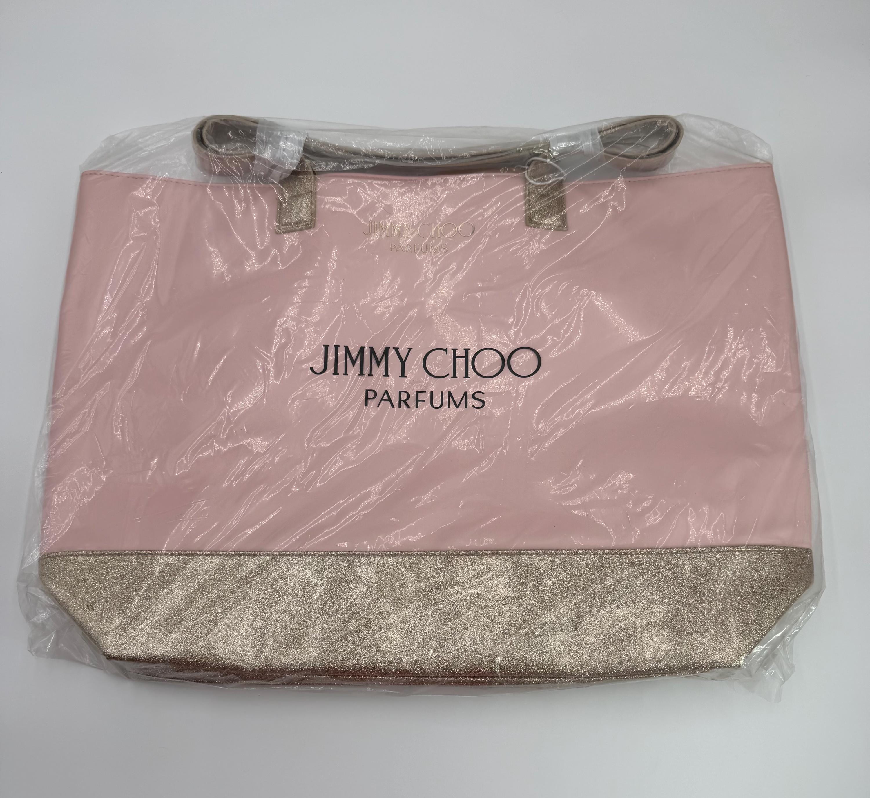 Jimmy Choo Parfums Pink Gold Tote Bag Large Shopper New Sealed - Etsy