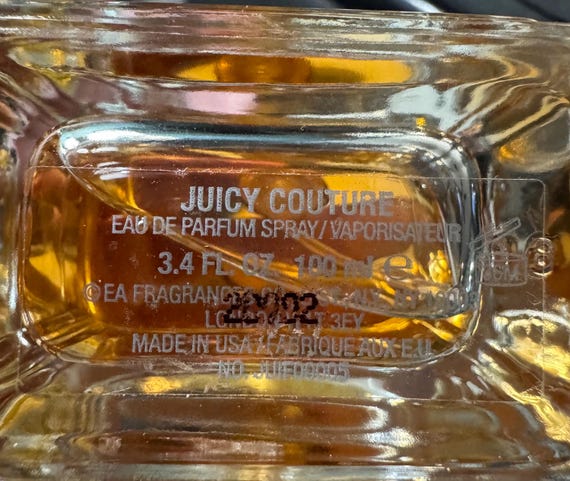 Juicy Couture Eau De Parfum Spray 3.4 Oz 100 Ml New Unsealed  display picture 3