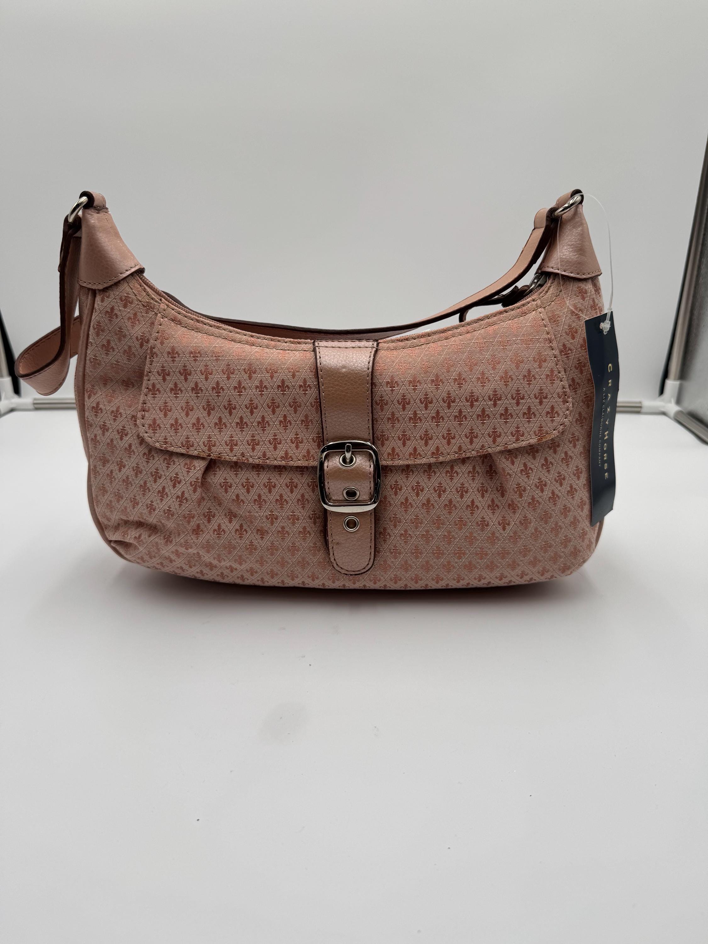 Crazy Horse a Lz Claborne Company Purse Olve Green Slver Hardware