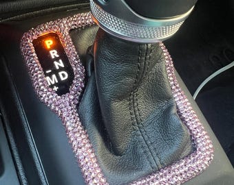 Bedazzled bling jeep wrangler gear shift cover, jeep wrangler interior accessories, jeep wrangler JL, JK, and gladiator