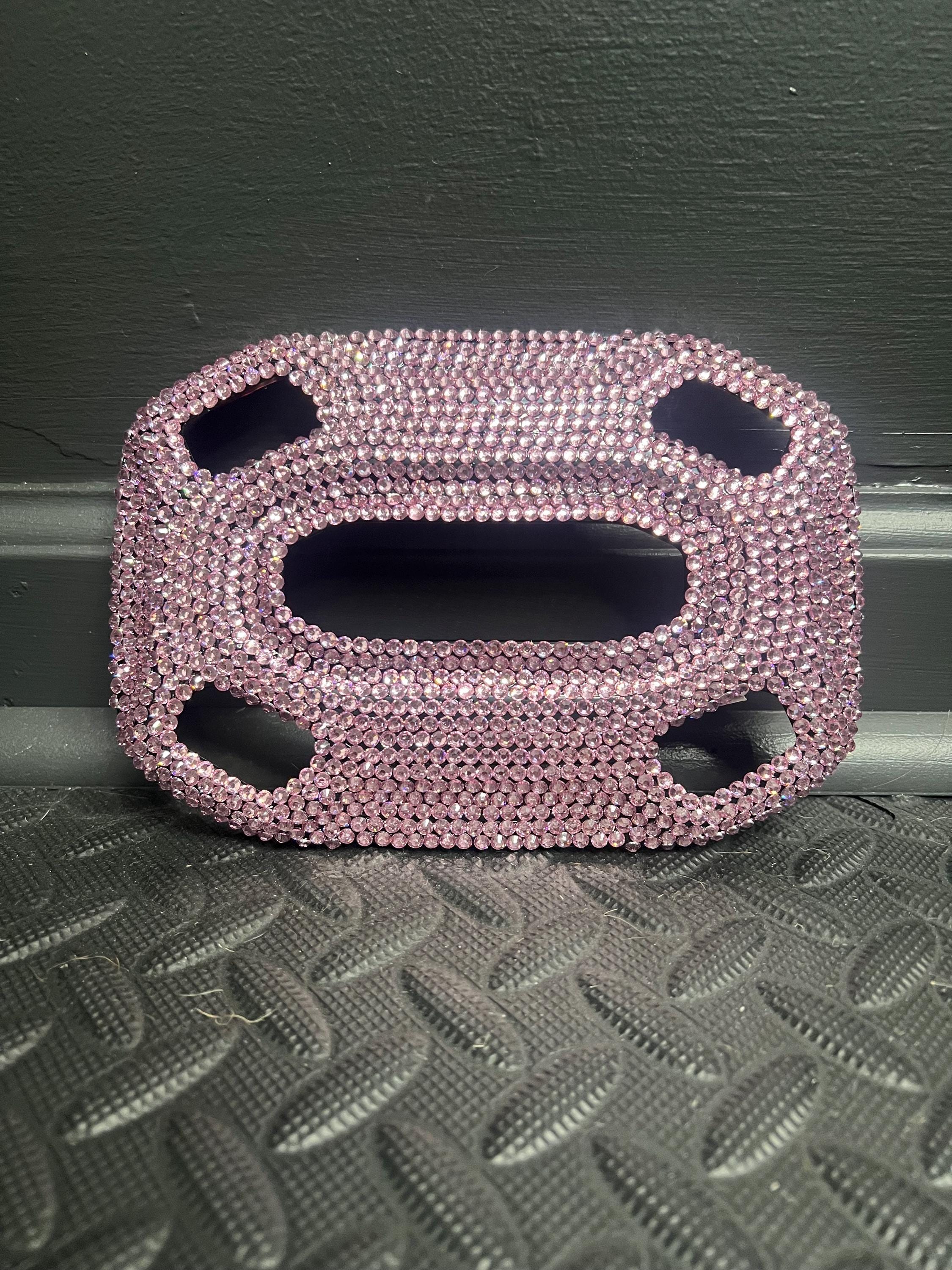 Bedazzled bling Jeep Wrangler middle rollbar light trim cover. Jeep Wrangler JL JLU, Jeep Gladiator JT 2018-2023