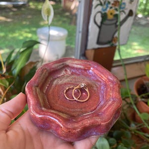 handmade ceramic ring dish