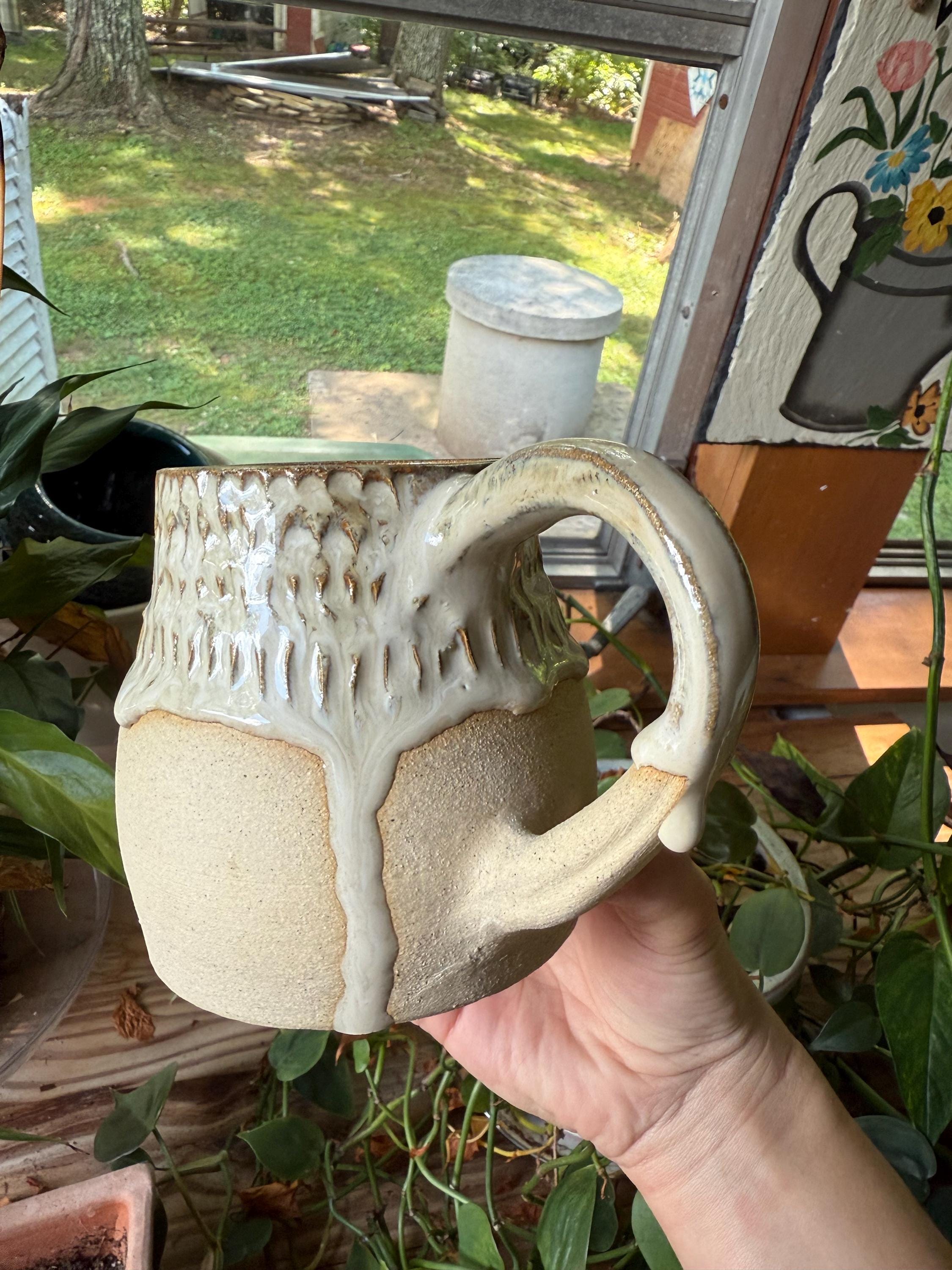 handmade ceramic coffee mug