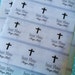 Iron on blank name labels
