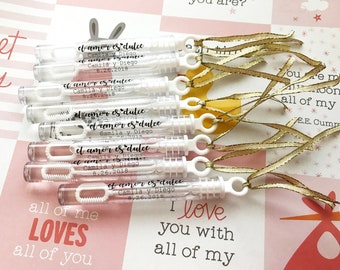 El Amor Es Dulce Bubble Wedding Bubble Tube Labels, Bubble Wand Labels, Wedding Favors