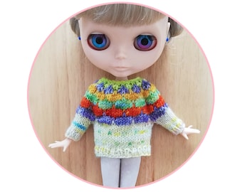 KNIT PATTERN - Blythe Bubble Poncho Sweater