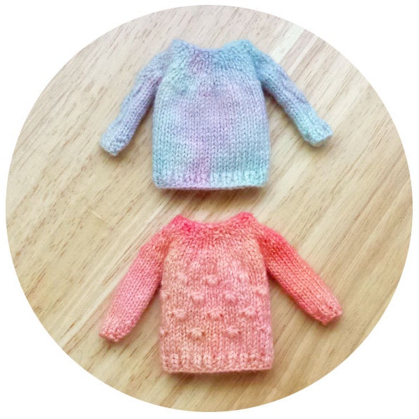 SALE --- Blythe OOAK Hand Dye Sweaters