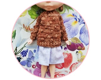 KNIT PATTERN - Blythe Bobble Sweater