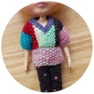 KNIT PATTERN Blythe Patchwork Pullover image 3