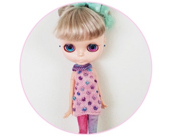 KNIT PATTERN - Blythe Bobble Tunic Dress