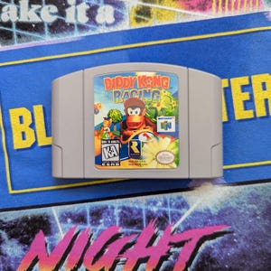 Diddy Kong Racing N64 Game Cartridge Replacement Sticker/Label