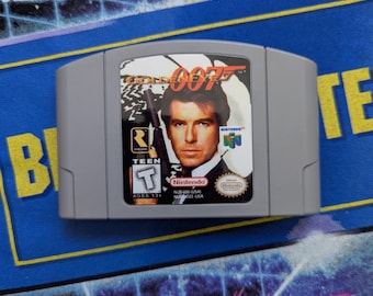Goldeneye 007 N64 Game Cartridge Replacement Sticker/Label