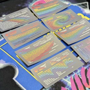 Rainbow Style N64 Back Cartridge Replacement Sticker/Labels