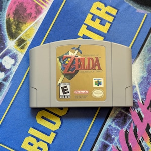 ゼルダの伝説 時のオカリナ N64 ゲームカートリッジ 交換用ステッカー/ラベル