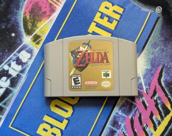 Zelda: Ocarina of Time N64 Game Cartridge Replacement Sticker/Label