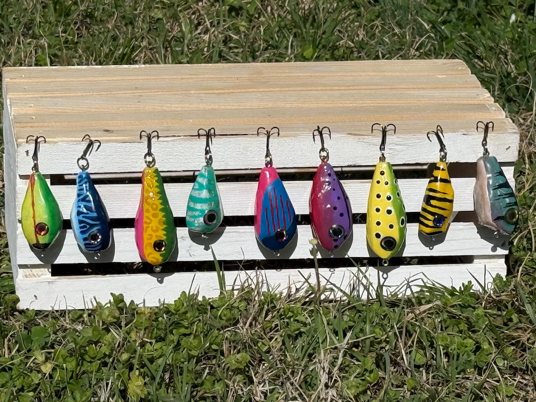4k handmade fishing lure PAN Lures 45mm 4g Sinking This also includes the Shikari Jerkbait and Atlas squarebill and comes with a FREE spool of Panderra Braid! CatWalk - 4K Bluegill Topwater