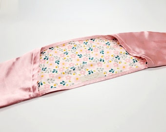 Manoplas para bebés con eccema severo, no rascan, se quedan en su lugar Napwings: floral rosa