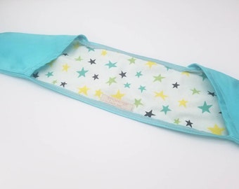 Severe Eczema Mittens for Babies, no scratch, stays on Napwings: Stars, Teal