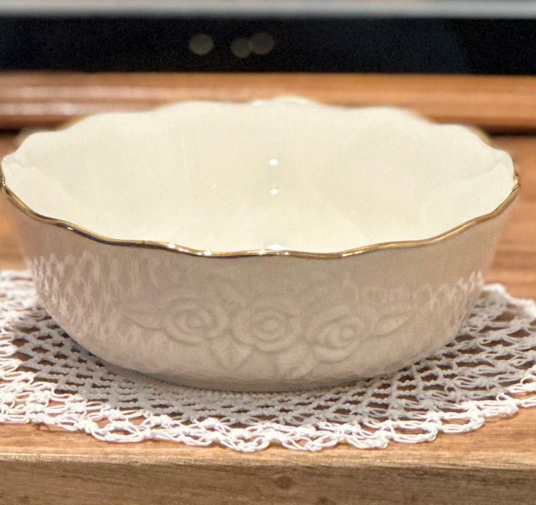 Lenox Gold Trim Bowl - Etsy