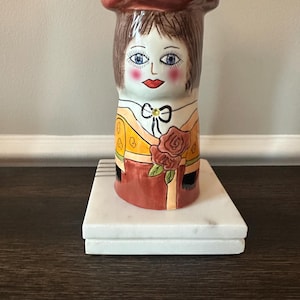 最終価格　貴重ヴィンテージ　米Susan paley 可愛い♪陶器クッキージャー 貴重ヴィンテージ Susan paley 可愛い♪陶器クッキージャー