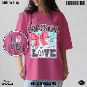 Preppy Softball PNG, Design a sublimazione, File PNG per il giorno della partita di softball per sublimazione, Download immediato, Download digitale