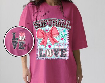 Preppy Softball PNG, Sublimation Design, Softball Game Day PNG File for Sublimation, Instant Download, Digital Download