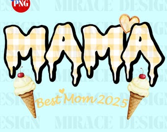Hand Drawn Watercolor Mama Png, Trendy Mama T-Shirt Design, Funny Mom Sarcastic Mama Png, Mothers Day png, Mama Png, Sweet Mom Png