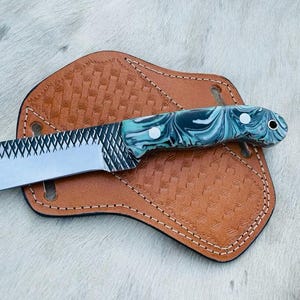 handmade cowboy bull cutter knife rasp knife, gift for men, EASTER gift, gift for her, gift for him