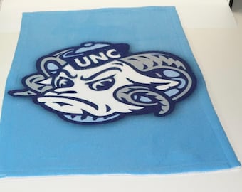 NCAA Rally Towel North Carolina Rameses Sports Fan Game Day Merchandise UNC Tar Heels Basketball Football