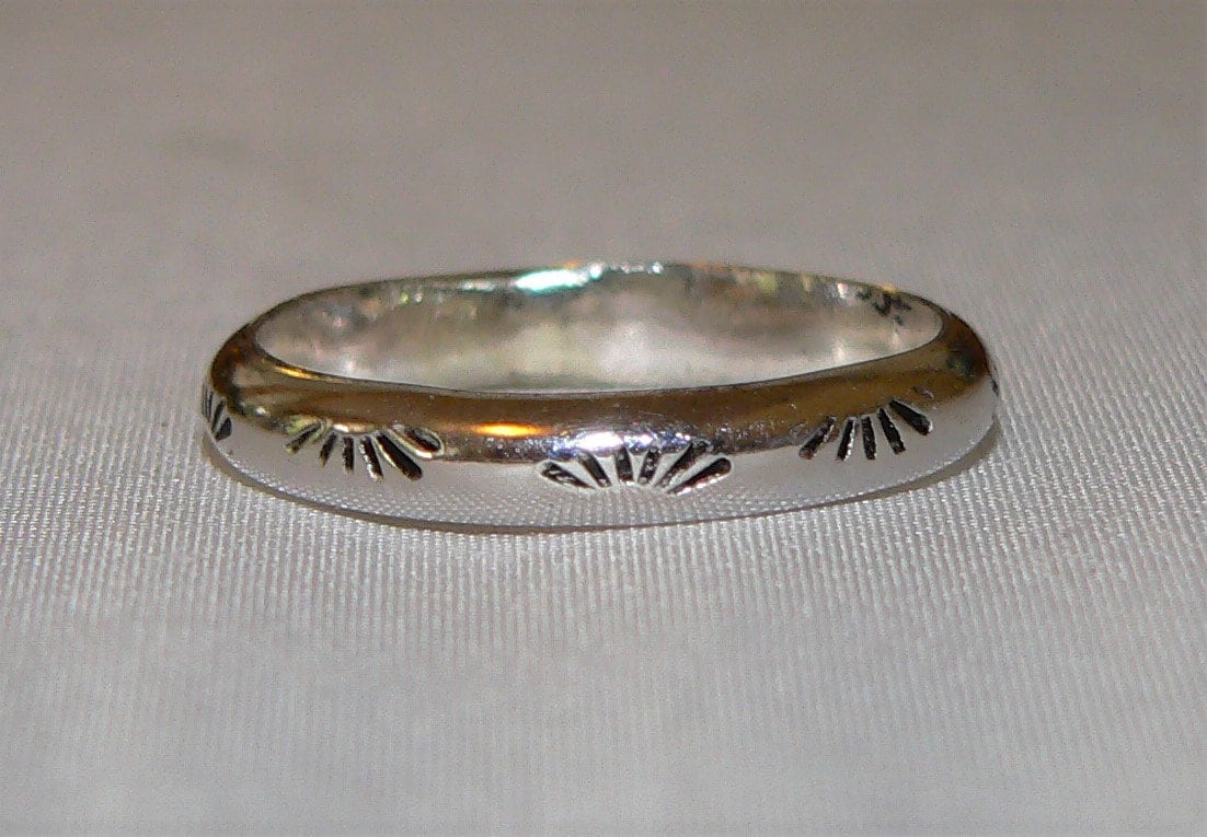 Native American Sun Ray Symbol Sterling Silver Ring - Spiritual Navajo Jewelry Gift for Men & Women