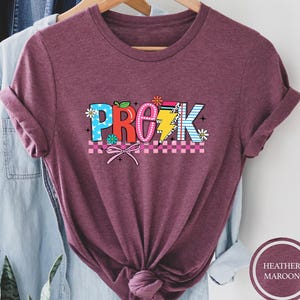 Pre K Grade Colorful Shirt, Pre-K Squad Shirt, Pre-K Squad Shirt, Pre-K Grade Shirt, Pre-K Grade Shirt, Pre-K Grade Is Groovy Tee