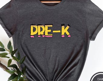 Pre-K Pencil Shirt, Preschool Teacher Team Tee