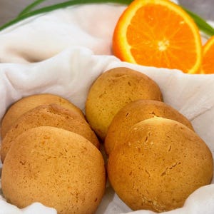 Orange Olive Oil Cookies | Vegan Greek Koulourakia with Citrus Zest | Healthy Snack | No Dairy or Eggs | 1.5 & 3 lb Sizes