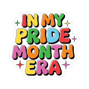 Pride Month Rainbow Sticker: LGBTQ+ Vinyl Laptop Decor