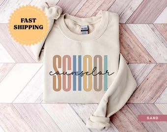 School Counselor Sweater, School Counseling Gifts, TShirts for School Counselor, Mental Health School Sweatshirt, School Therapist Tee