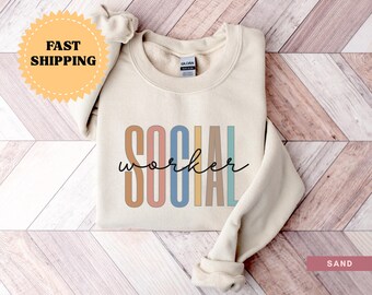 Social Worker Sweater, School Counselor Sweatshirt, TShirts for Social Worker, Lsw Gift, Msw Gift, Lcsw Gift, Lmsw Shirt, Therapist Tee