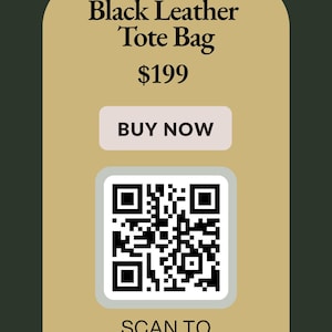Editable QR Code Price Card Price Tag Template – Instant Download - 2 Colorways