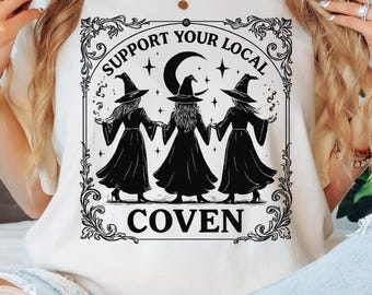 Koszulka Witchy Vibes: Wspieraj lokalny sabat – Comfort Colors