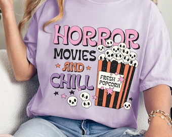 Horror Movies T-Shirt, Halloween Shirt, Vintage Scary Movie Shirt, True Crime Shirt, Halloween Vibe, Retro Movie Killer Shirt, Spooky Season
