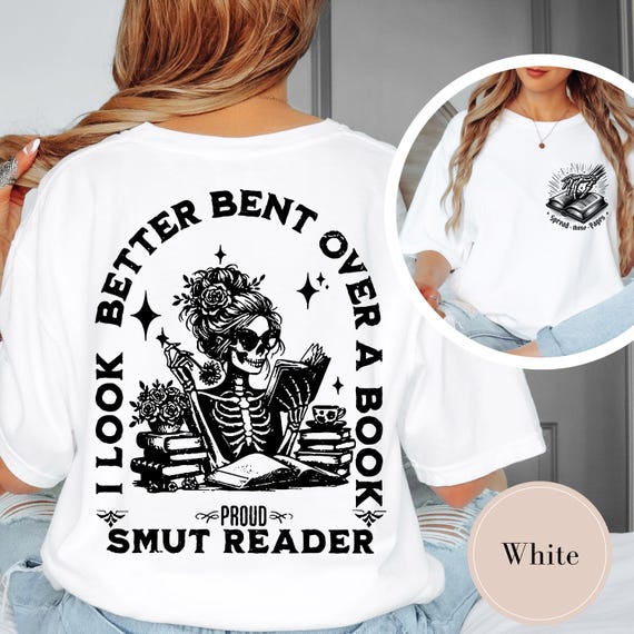Romance Reader Shirt, BookTok T-Shirt, Smut Reader Tee, Spicy Book Lover Gift, Funny Bookish Graphic Shirt